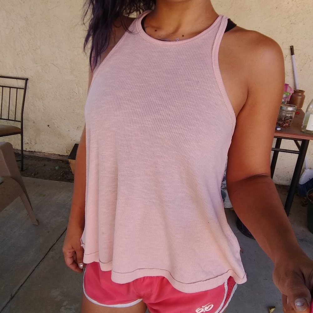 🏩 4/$28 Pink Free People Tank 🏩